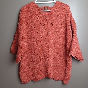 POL knit oversized cropped sweater M